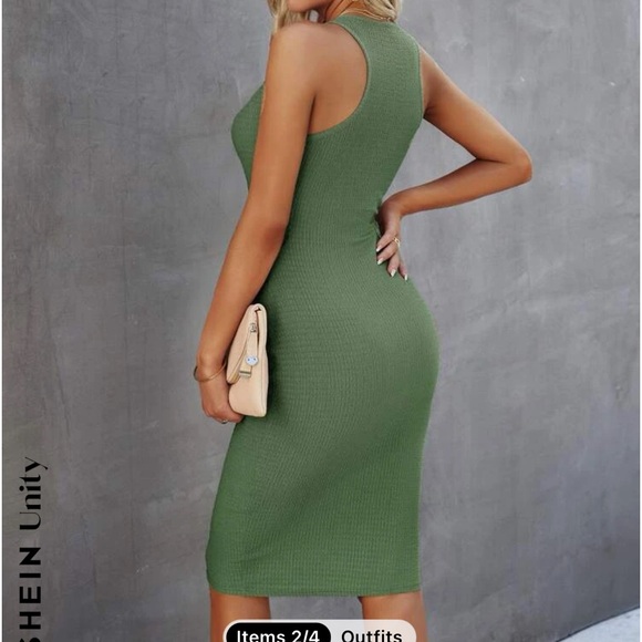 Cut Out Side Textured
Bodycon Dress XL/12 Style 30 - Picture 2 of 4